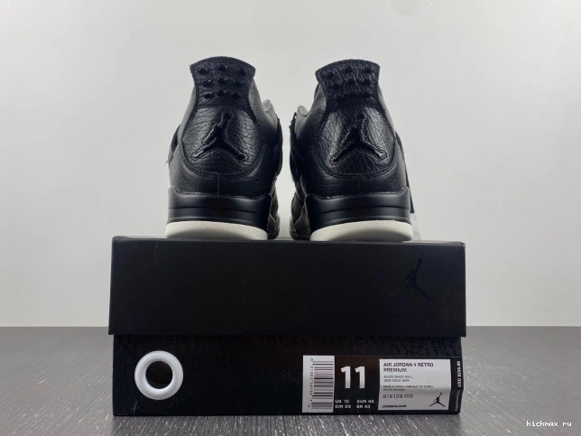Cheap Black 4 Jordan Retro 819139-010 Pony Hair 0724
